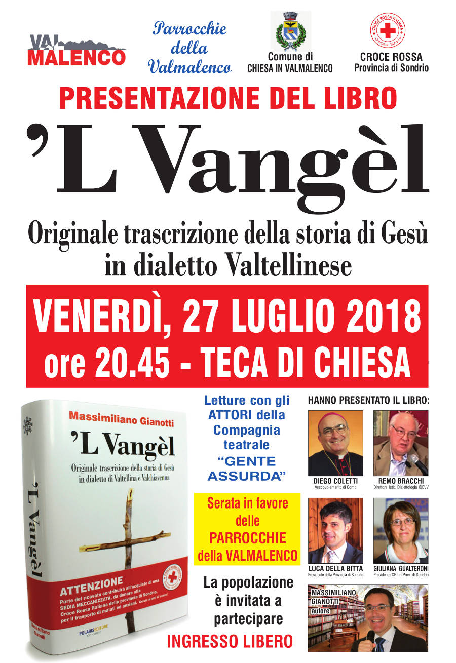 Presentazione del libro 'L Vangel a Chiesa